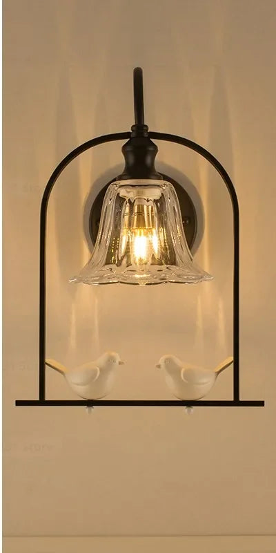 Moderne LED-Wandleuchte in Vogel-Design für Dekoration - vue 10 sur 12