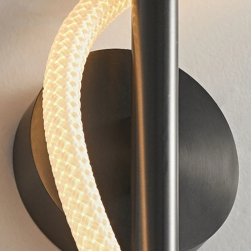 LED-Wandleuchte aus Edelstahl mit Acrylrohr - vue 5 sur 9