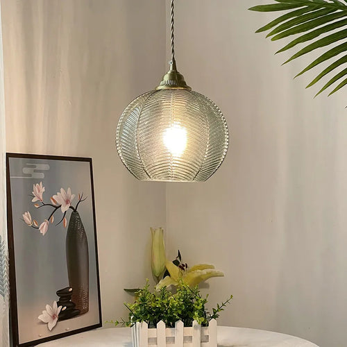 suspension en verre moderne à led pour intérieur contemporain