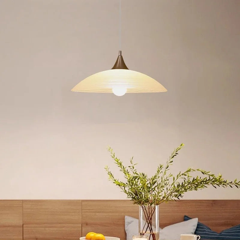 suspension en verre design pour intérieur contemporain et restaurant - vue 4 sur 7