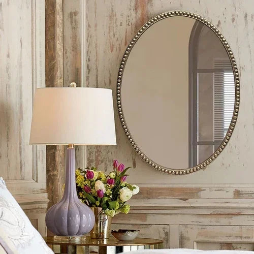 miroirs décoratifs muraux ovales en macramé nordique pour décoration - vue 9 sur 13