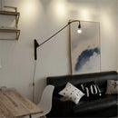 Vitra Potence Applique Loft Pays Américain Industriel Pipe Lumière Chevet Long Bras Swing Éclairage E27 Cuisine Décoration Murale Lumière