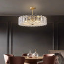plafonnier moderne en cuivre et verre design créatif pour intérieur élégant