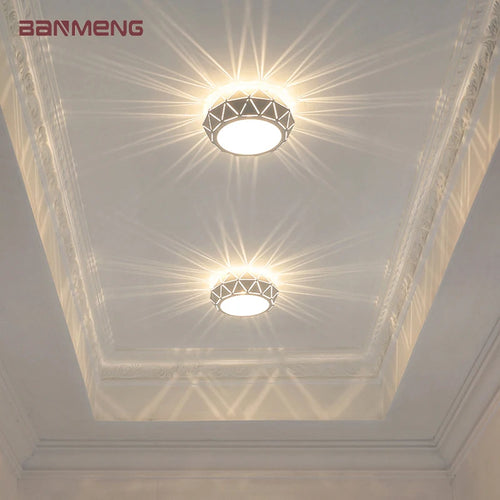 Moderne LED-Deckenleuchte Einfachheit 5 W 12 W - vue 3 sur 18