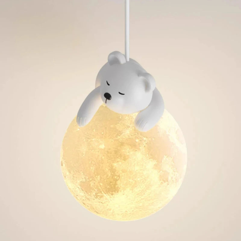 Applique murale lapin ours blanc nordique simple garçon fille bébé - vue 2 sur 8