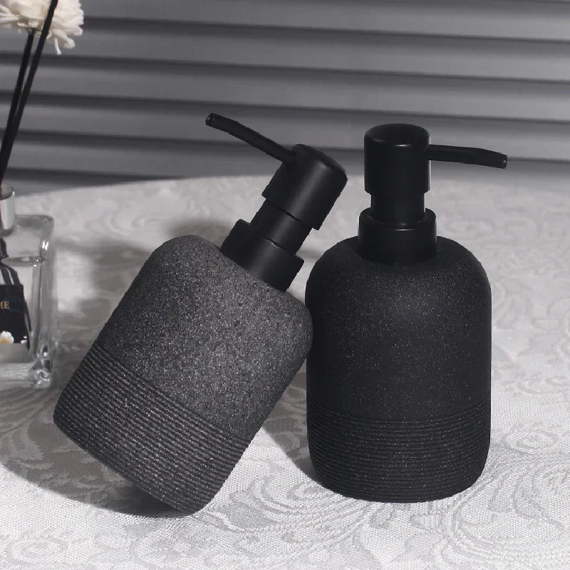 bouteille d'émulsion en grès pour salle de bain luxe - vue 4 sur 11