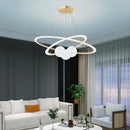 lustre en verre design nordique éclairage intérieur créatif décoratif