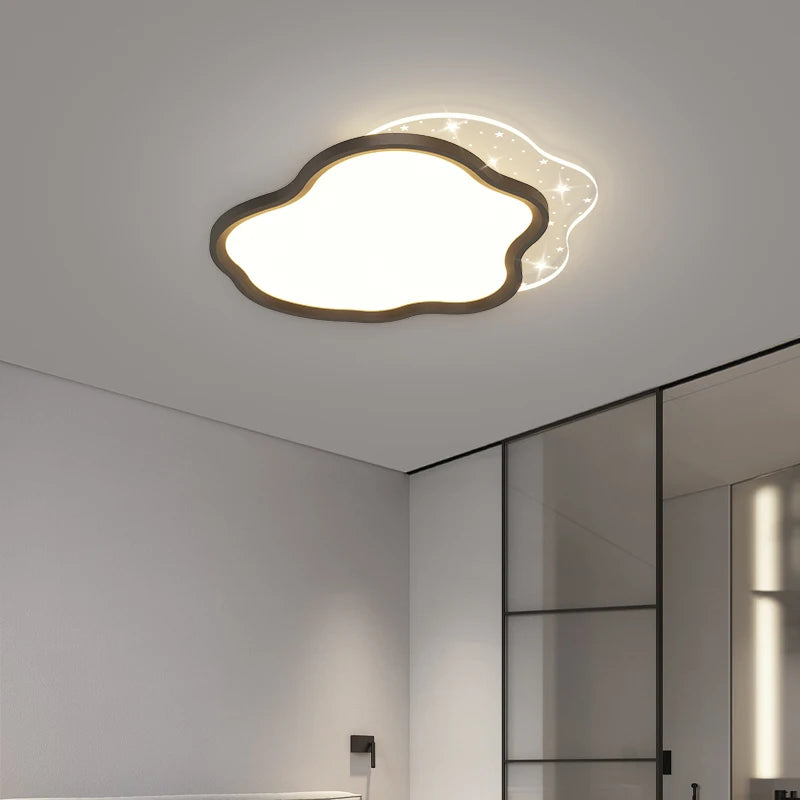 lustre nuage lumineux suspension décoration intérieure luminair - vue 4 sur 12