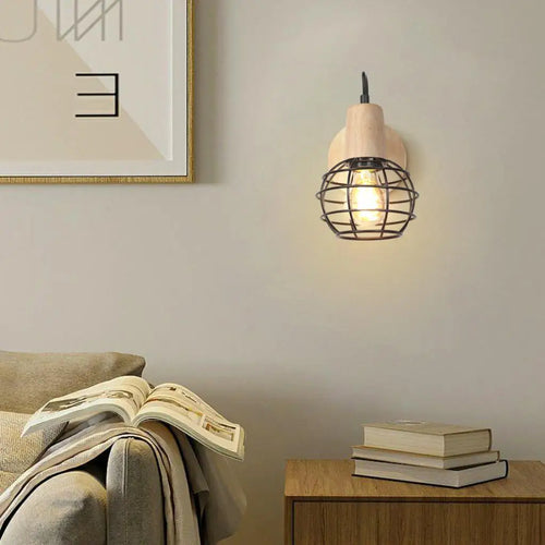 Retro Industrielle Vintage Wandleuchte für die Innendekoration - vue 8 sur 8