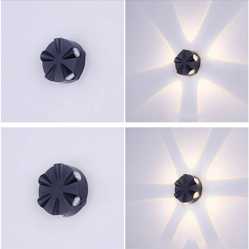 Applique murale led design décoratif pour intérieur ou extérieur