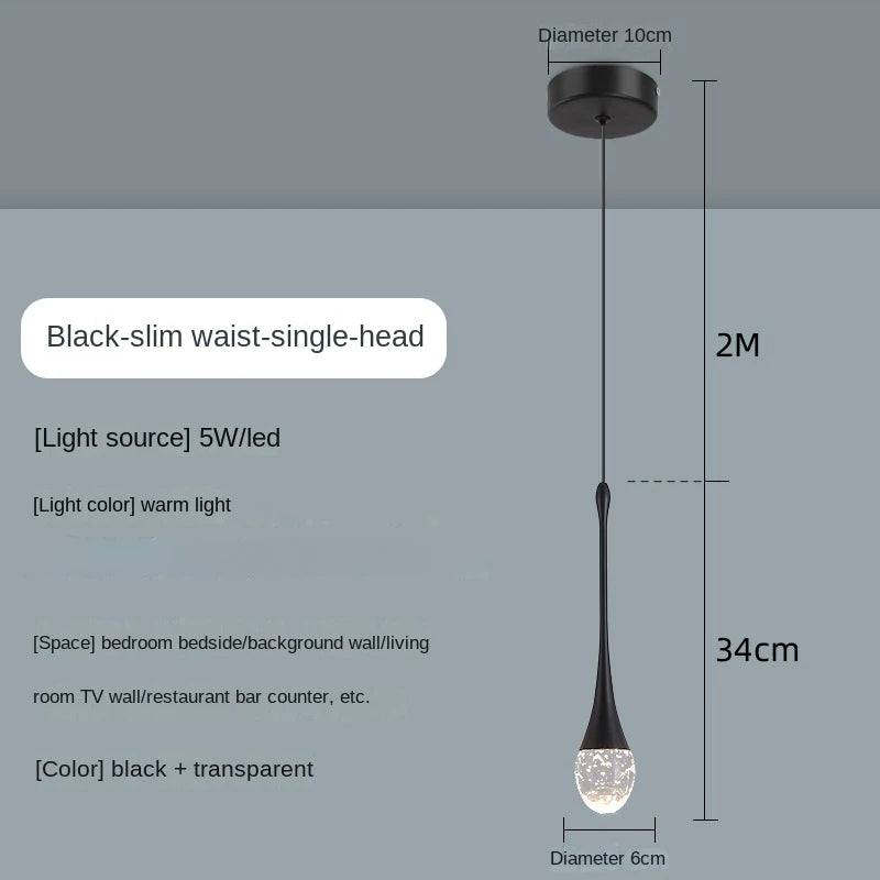 Suspension en cristal au design moderne - vue 9 sur 18