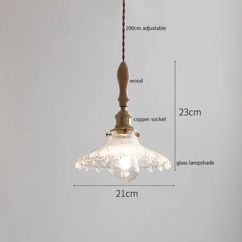 Design-Pendelleuchte LED Schmetterling Keramik und Holz - vue 11 sur 30