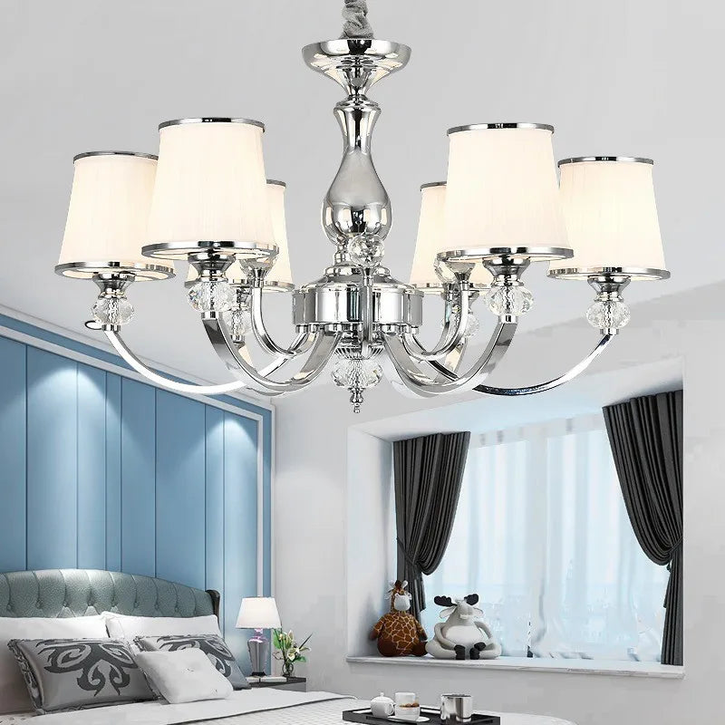 lustre en cristal de luxe pour décoration élégante - vue 2 sur 14