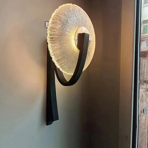 LED-Wandleuchte aus Metall und Glas 3.000 K - vue 3 sur 8