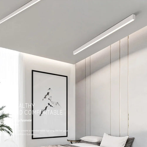plafonnier linéaire à led moderne style simple pour intérieur - vue 6 sur 8