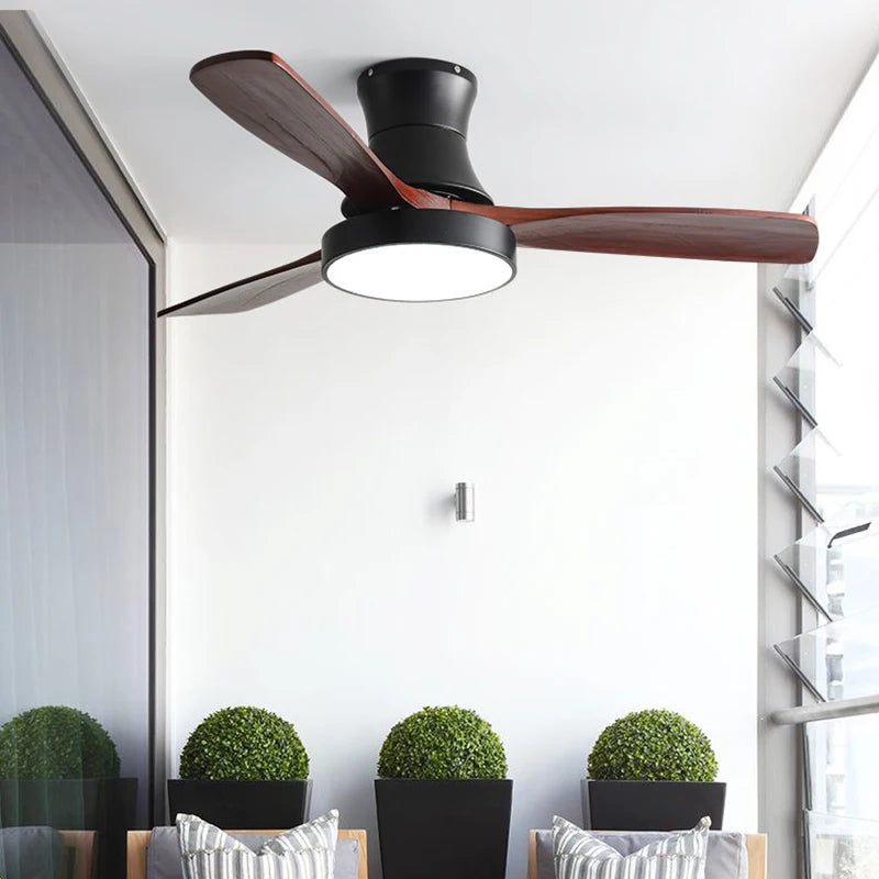 ventilateur de plafond moderne avec lumière design pour intérieur - vue 5 sur 14