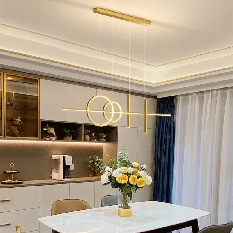 suspension moderne à led pour décoration intérieure élégante - vue 6 sur 9