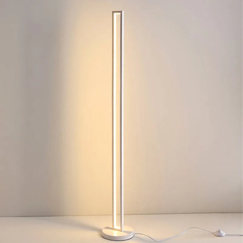 Lampes de sol LED nordiques minimalistes noires et blanches