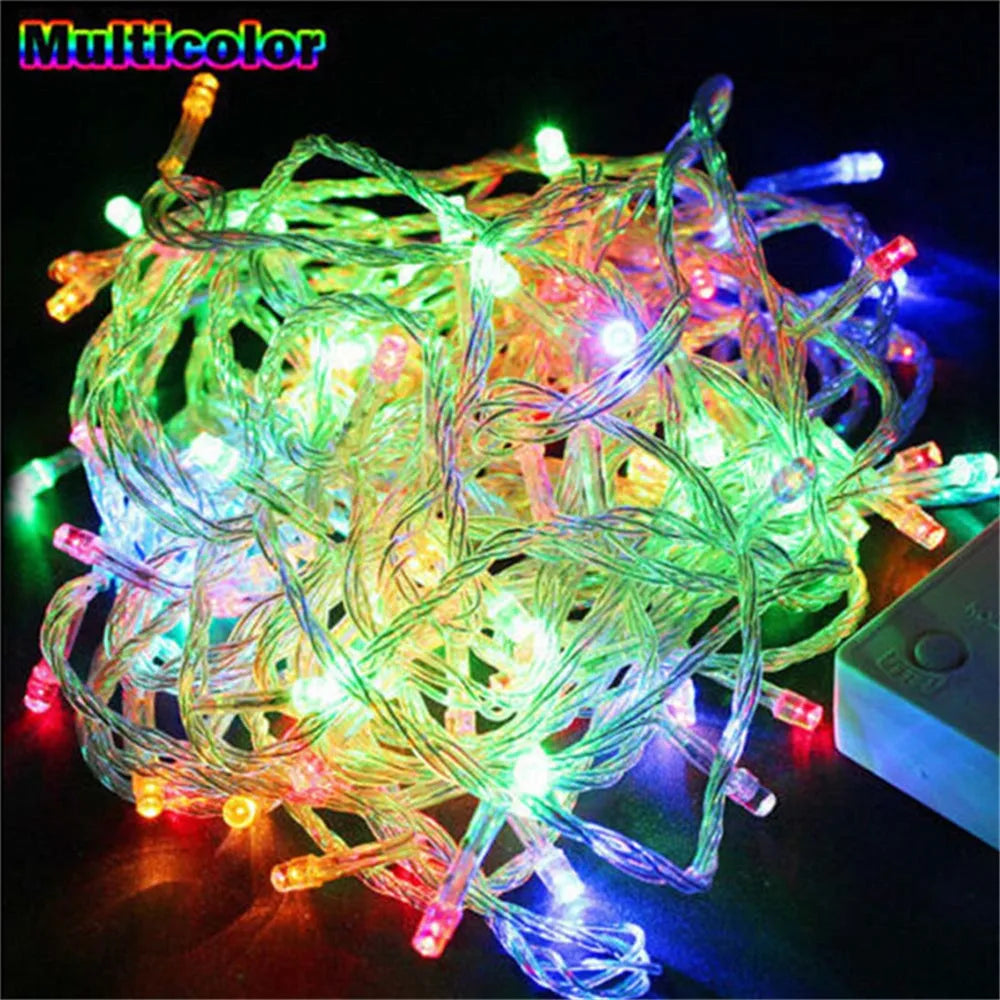 Lichterkette LED multicolour für festliche Weihnachtsdekoration - vue 3 sur 15