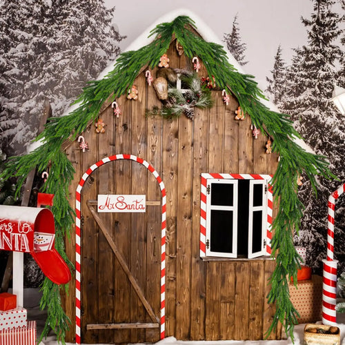 Realistische Tannengirlande für Weihnachtsdekoration und DIY - vue 4 sur 8