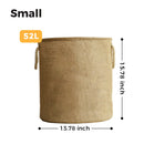 Large Laundry Basket, Waterproof, Freestanding Laundry Hamper, Collapsible Tall Clothes Hamper with Extended Handles for Clothes