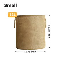 Large Laundry Basket, Waterproof, Freestanding Laundry Hamper, Collapsible Tall Clothes Hamper with Extended Handles for Clothes