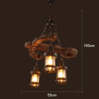 Suspension LED Vintage de pays