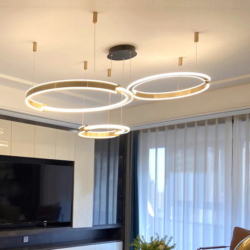 lustre moderne en style nordique pour décoration intérieure suspendue - vue 4 sur 16