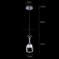 suspension modernes en verre de vin pour bar café