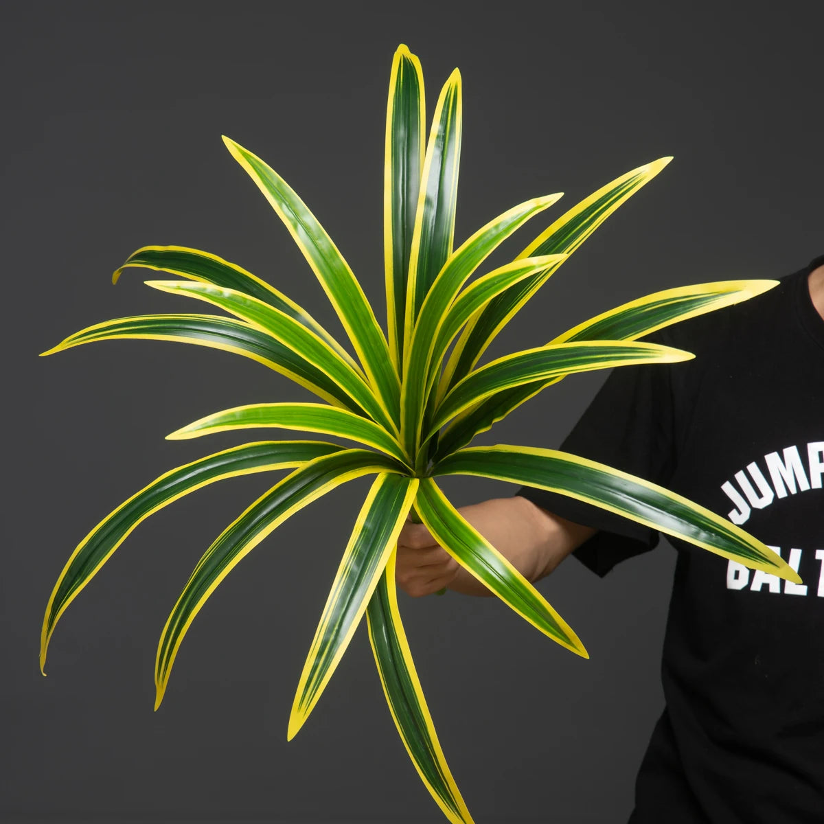 plantes artificielles grandes feuilles orchidées pour décoration intérieure - vue 7 sur 9