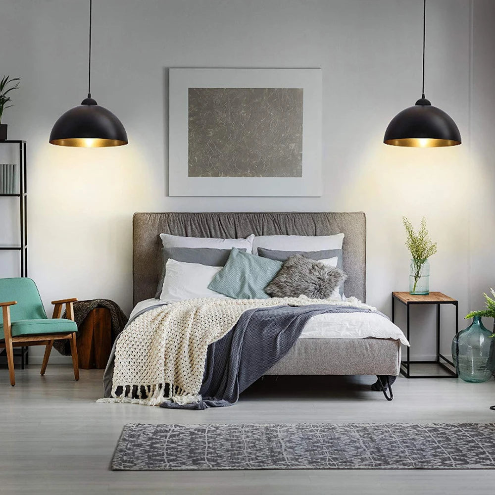 lampe suspendue rétro style industriel américain pour restaurants - vue 4 sur 7