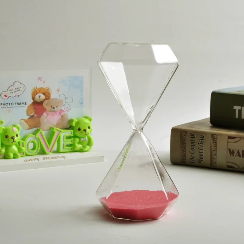 sablier en diamant 5 minutes idéal pour enfants décoration originale - vue 11 sur 16