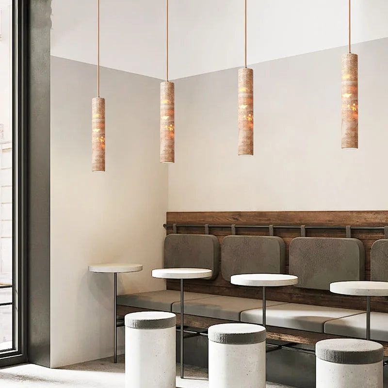 suspension design wabi-sabi en pierre pour ambiance moderne - vue 6 sur 14