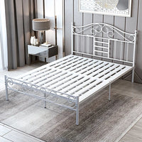 Modern minimalist hotel rental room, 1.8-meter single and double bed, wrought iron bed
