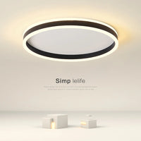 Moderne minimalistische LED-Deckenleuchte für das Arbeitszimmer, kreativ und atmosphärisch