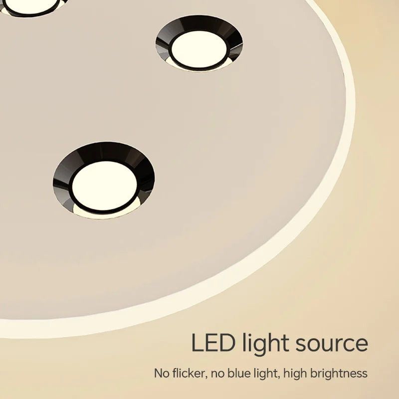 Plafonnier led moderne pour décor maison luminaire allée balcon - vue 7 sur 12