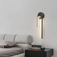 Moderne minimalistische dekorative Wandleuchte mit Mondschatten