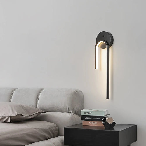 Moderne minimalistische dekorative Wandleuchte mit Mondschatten