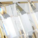 lustre de restaurant avec variété de cristaux 	 modèle