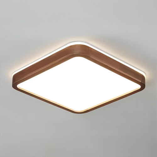 Walnut Wood Ceiling light, Wabi-sabi Simple Modern Vintage style, Bedroom lighting for Bathroom, Bedroom, dining room, Study