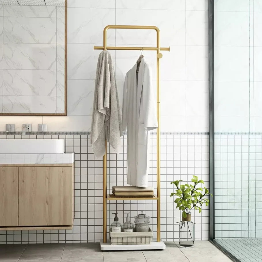 porte-manteau dangle en métal avec base marbre élégant et résistant - vue 3 sur 7