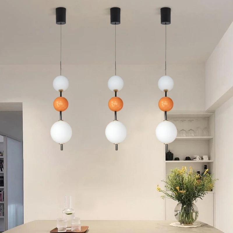 LED-Pendelleuchte aus Glas mit höhenverstellbarem Kabel 4000 K - vue 5 sur 12