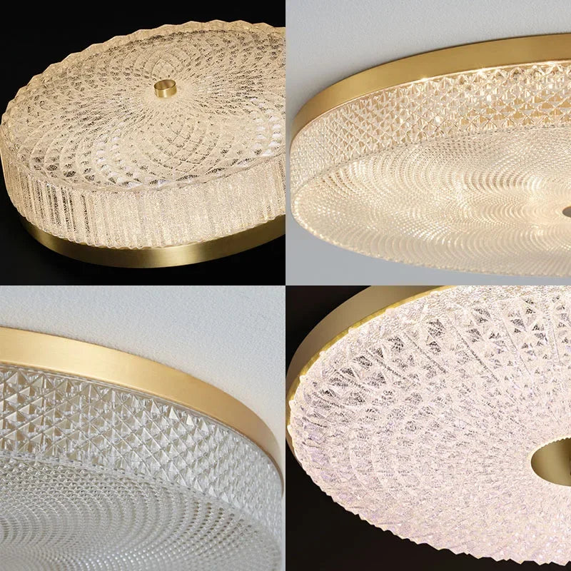 plafonnier led circulaire minimaliste moderne en acrylique - vue 6 sur 13