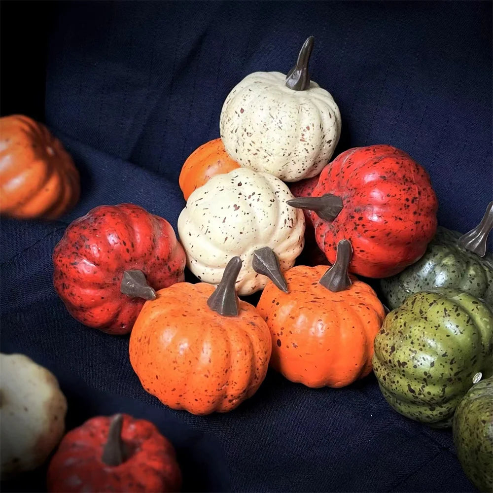 petite citrouille décorative pour halloween et fêtes artisanat - vue 11 sur 12
