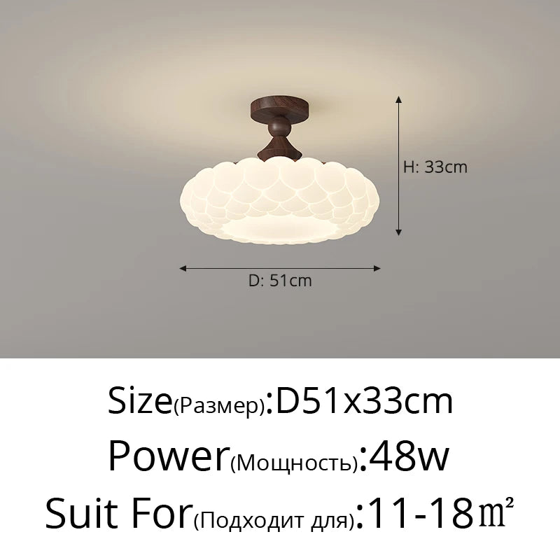 plafonnier créatif rétro style médiéval pour chambre enfant - vue 13 sur 12