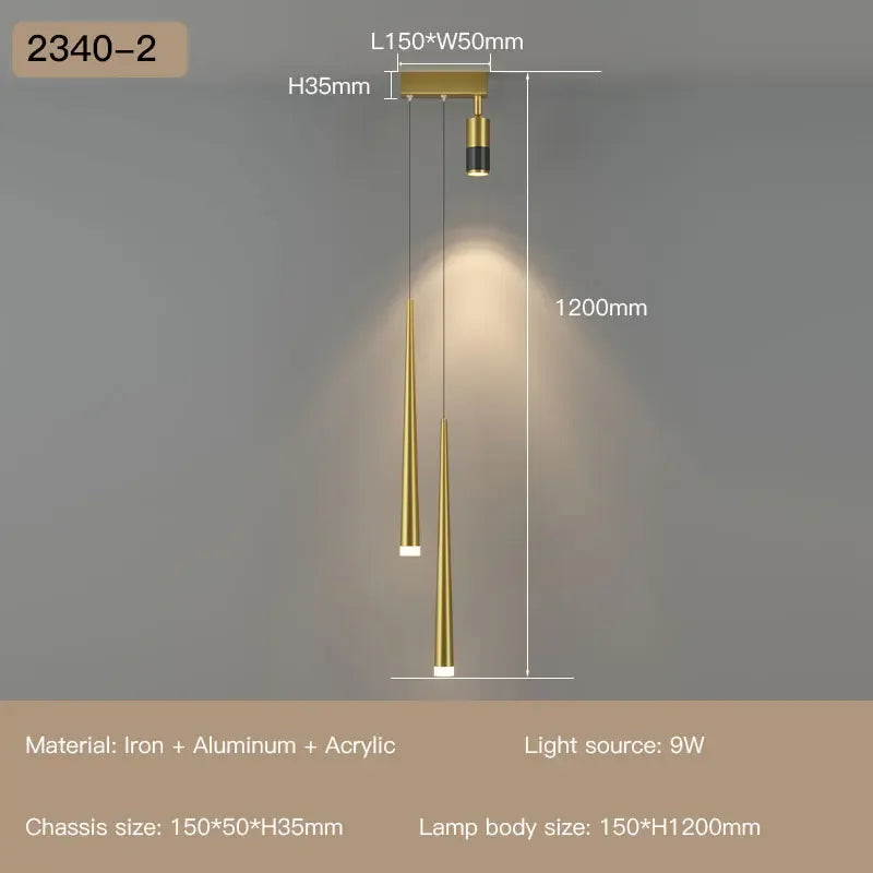 Moderner LED-Kronleuchter für exklusive Innendekoration - vue 18 sur 22