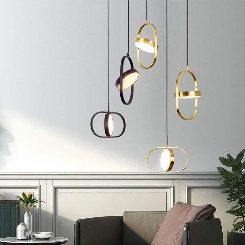 lustre led moderne magique pour bar et décoration intérieure - vue 3 sur 14