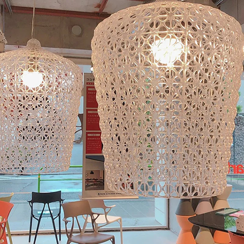 lampe suspendue moderne en acrylique transparent pour divers espaces - vue 6 sur 11