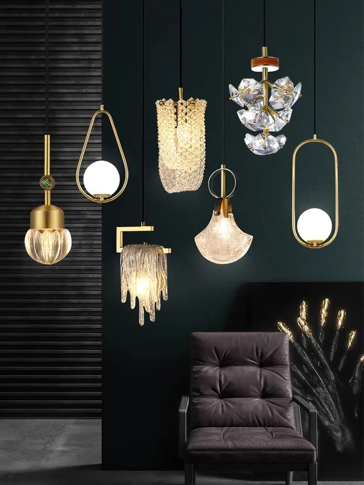 Art-déco-Pendelleuchte Kristall Elegant für modernes Interieur - vue 2 sur 30
