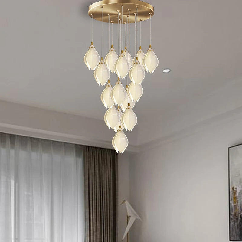 lustre créatif design nordique pour intérieur moderne et élégant - vue 6 sur 14